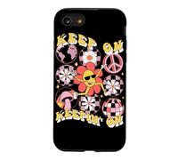 Carcasa para iPhone SE (2020) / 7/8 Keep On Keepin' On Retro Daisy Graphic