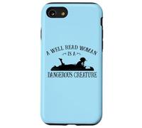 Carcasa para iPhone SE (2020) / 7/8 Kids Girls Reading A Well Read Woman Is A Dangerous Creature