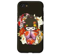 Carcasa para iPhone SE (2020) / 7/8 Kokeshi Doll Koi Fish Japonés Estética Amante