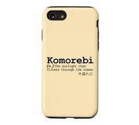 Carcasa para iPhone SE (2020) / 7/8 Komorebi Japonés Palabra Vocab Poético Árbol Sol Naturaleza Amor