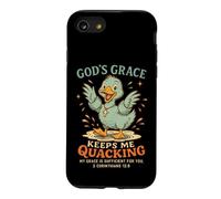 Carcasa para iPhone SE (2020) / 7/8 La Gracia de Dios me Mantiene cuestionando Pato Cristiano