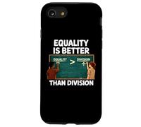 Carcasa para iPhone SE (2020) / 7/8 La Igualdad es Mayor Que la división Anti Racismo Matemáticas Humor EE.UU