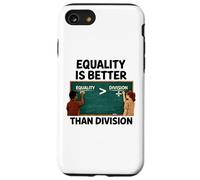 Carcasa para iPhone SE (2020) / 7/8 La Igualdad es Mayor Que la división Anti Racismo Matemáticas Humor EE.UU