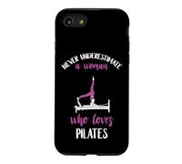 Carcasa para iPhone SE (2020) / 7/8 La Mujer de Pilates Nunca subestima al Instructor de Fitness de Pilates