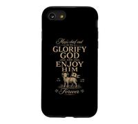 Carcasa para iPhone SE (2020) / 7/8 La teología reformada glorifica a Dios Christian Westminster Cita