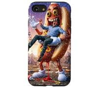 Carcasa para iPhone SE (2020) / 7/8 La Venganza del Perro Caliente Divertida Escena de Carnaval