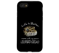 Carcasa para iPhone SE (2020) / 7/8 La Vida es Mejor con mi geco Leopardo