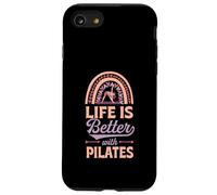 Carcasa para iPhone SE (2020) / 7/8 La Vida es Mejor con Pilates Bohemian Rainbow Trendy Boho