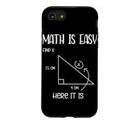 Carcasa para iPhone SE (2020) / 7/8 Las matemáticas Son fáciles Encontrar geometría X Divertido Profesor Matemático
