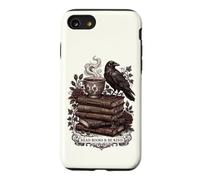 Carcasa para iPhone SE (2020) / 7/8 Lee Libros y sé Amable Dark Academia Literatura clásica Cuervo