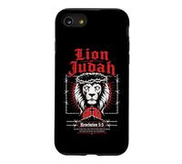 Carcasa para iPhone SE (2020) / 7/8 León de Judá Apocalipsis 5:5 Verso bíblico gótico Cristiano