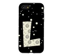 Carcasa para iPhone SE (2020) / 7/8 Letra Celestial L Sol Luna Alfabeto Vintage