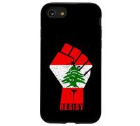 Carcasa para iPhone SE (2020) / 7/8 Líbano resistirá el puño de la Bandera libanesa Revolución Protesta Marcha