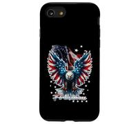 Carcasa para iPhone SE (2020) / 7/8 Libertad Bandera de Estados Unidos y águila patriótica Democracia Patriota Libre
