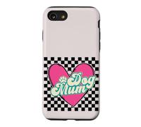 Carcasa para iPhone SE (2020) / 7/8 Lindas Huellas de Huellas de corazón Rosa con Texto en inglés Say Happy Mother's Day
