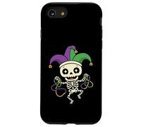 Carcasa para iPhone SE (2020) / 7/8 Lindo Esqueleto de Mardi Gras Divertido Carnaval Chibi Dancing Bones