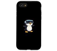 Carcasa para iPhone SE (2020) / 7/8 Lindo Pingüino De La Realidad Virtual De Dibujos
