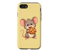 Carcasa para iPhone SE (2020) / 7/8 Lindo ratón de Dibujos Animados con Galletas Dulce Snack