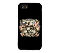 Carcasa para iPhone SE (2020) / 7/8 Llevé Uniforme Durante 250 años, Veterano de la Libertad, Eagle Flags, EE. UU.