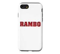 Carcasa para iPhone SE (2020) / 7/8 Logotipo con Texto de película de acción de los 80 de Rambo