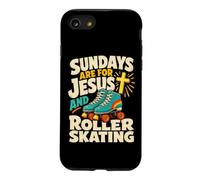 Carcasa para iPhone SE (2020) / 7/8 Los domingos Cristianos del Patinador de Dibujos Animados Son para Jesús y