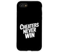 Carcasa para iPhone SE (2020) / 7/8 Los tramposos Nunca ganan una Cita Motivacional para los Amantes de la Vida