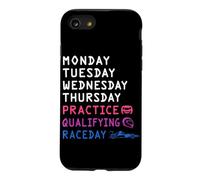 Carcasa para iPhone SE (2020) / 7/8 Lunes Martes Miércoles Jueves Práctica Clasificatoria Carrera