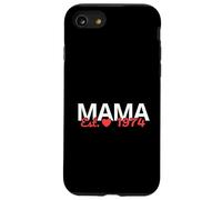 Carcasa para iPhone SE (2020) / 7/8 Mamá EST 1974 - Celebración de Cumpleaños Maternidad