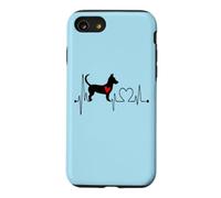 Carcasa para iPhone SE (2020) / 7/8 Maneto Andalucía Dog Heartbeat ECG Mis Perros Son mis Cardio