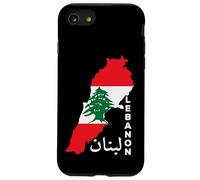 Carcasa para iPhone SE (2020) / 7/8 Mapa de la Bandera del Líbano, Beirut, Cedro, diseño de Patrimonio libanés