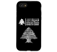 Carcasa para iPhone SE (2020) / 7/8 Mapa de la Bandera del Líbano, Beirut, Cedro, diseño de Patrimonio libanés