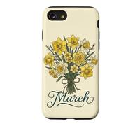 Carcasa para iPhone SE (2020) / 7/8 Marzo Nacimiento Flor Narciso Floral Cumpleaños