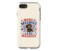 Carcasa para iPhone SE (2020) / 7/8 Más Salchichas Menos malvados, Divertido Perro Salchicha patriótico
