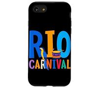 Carcasa para iPhone SE (2020) / 7/8 Máscara de Carnaval de Río Brasil Festival de Brasil Recuerdo brasileño