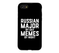 Carcasa para iPhone SE (2020) / 7/8 Mayor Ruso por día Memes Noche Estudiante Ruso eslavo