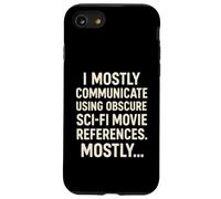 Carcasa para iPhone SE (2020) / 7/8 Me comunico principalmente usando Ciencia ficción Oscura Ciencia cinematográfica