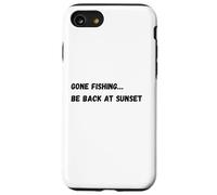 Carcasa para iPhone SE (2020) / 7/8 Me FUI a Pescar... Volver al Atardecer