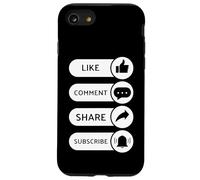 Carcasa para iPhone SE (2020) / 7/8 Me Gusta, comenta, comparte, suscribirse - Video Blogging Livestream