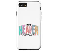 Carcasa para iPhone SE (2020) / 7/8 Mensaje Retro Cristiano del Cielo Cruz fe