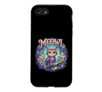 Carcasa para iPhone SE (2020) / 7/8 Meowl Cat Owl Meme Brainrot Kids Cursed Silly Gen Alpha Cute