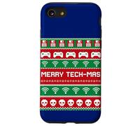 Carcasa para iPhone SE (2020) / 7/8 Merry Tech-Mas Disquete WiFi Videojuegos