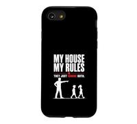 Carcasa para iPhone SE (2020) / 7/8 Mi Casa Mis Normas Papá Humor Divertido