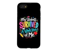 Carcasa para iPhone SE (2020) / 7/8 Mi Estudiante sobrevivió Todo el año de mí Maestro de Escuela del último día
