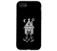 Carcasa para iPhone SE (2020) / 7/8 Mística Baba Yaga Choza Pizza Arte Linograbado