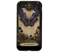 Carcasa para iPhone SE (2020) / 7/8 Moth Sun Dark Gothic Crescent Moon Skull