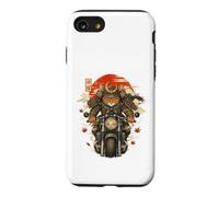 Carcasa para iPhone SE (2020) / 7/8 Motocicleta de Gato Samurais japonés Kawaii Ninja Cat Anime