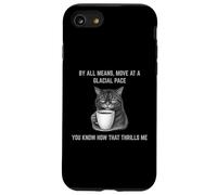 Carcasa para iPhone SE (2020) / 7/8 Muévete a un Ritmo Glacial, Sabes Que me emociona Gato Molesto