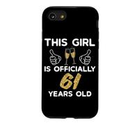 Carcasa para iPhone SE (2020) / 7/8 Mujer Oficialmente Celebración 61 Cumpleaños