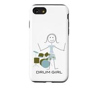 Carcasa para iPhone SE (2020) / 7/8 Mujeres Divertidas Bateristas, Chicas músicas Bateristas