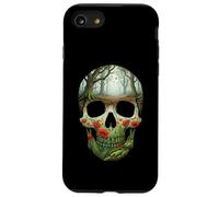 Carcasa para iPhone SE (2020) / 7/8 Naturaleza Cráneo Bosque Escena Árboles Rojo Amapolas Helech